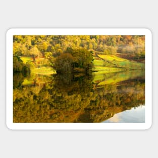 Rydal Water Reflections Sticker